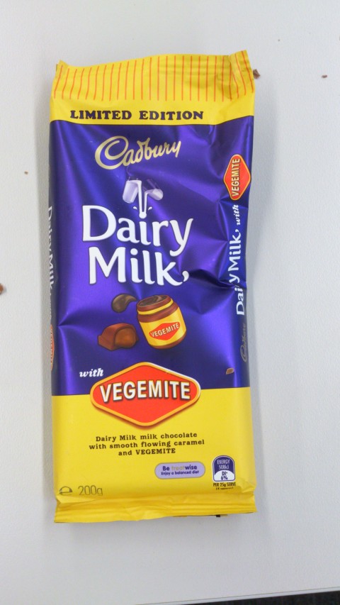 Cadbury's choco vegemite